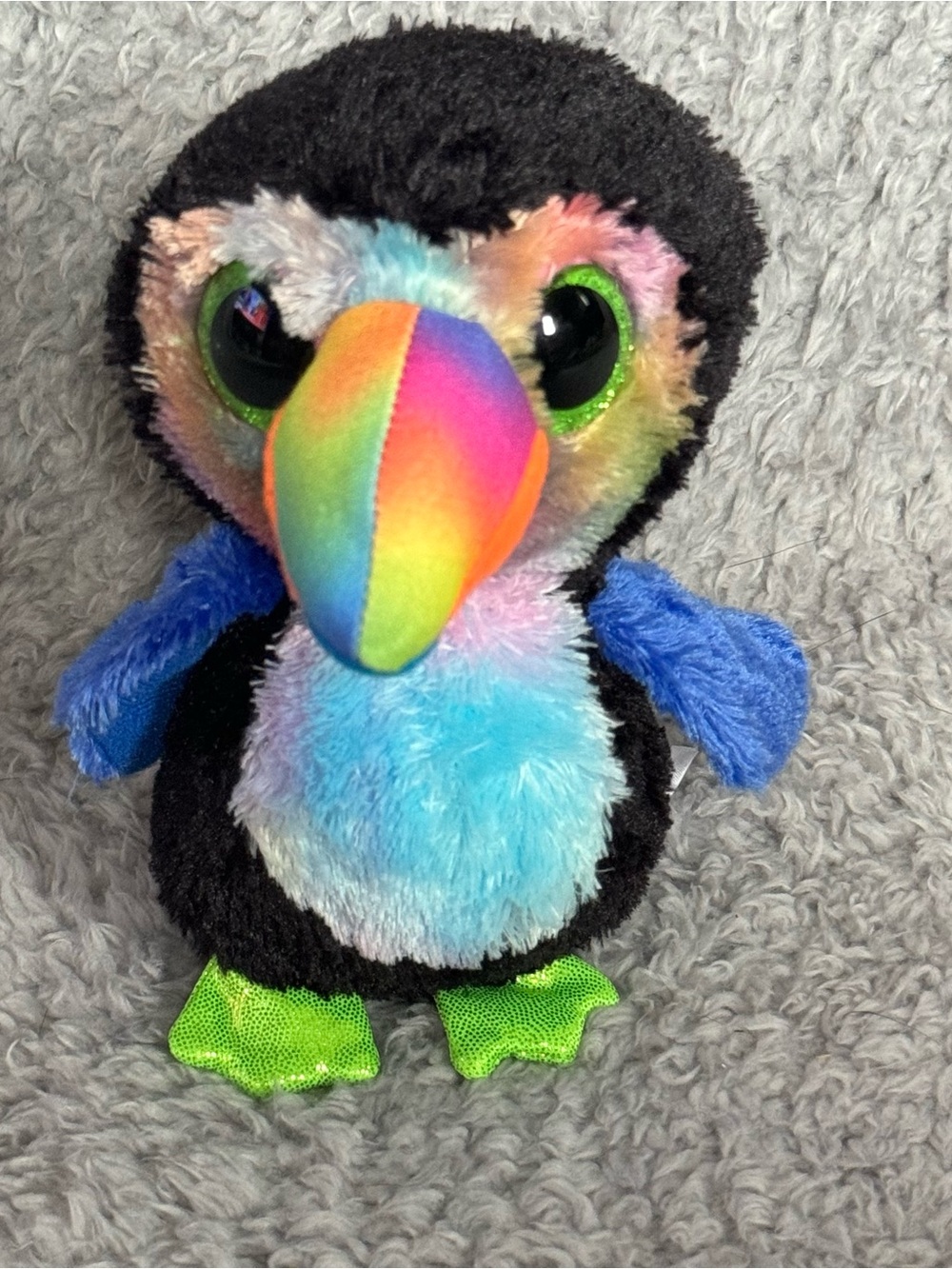 Beanie Boos Beaks the Toucan 6” Multicolored Bird Stuffed Animal Soft Toy